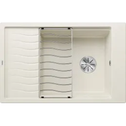 Kameninški sudoper Blanco ELON XL 6 S s rešetkom / Bijela soft