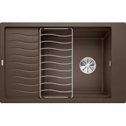 Kuhinjska sudopera od kamena Blanco ELON XL 6 S s rešetkom / Kava