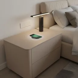 Bežična punjač MULTI 15W + USB A-C / Crna