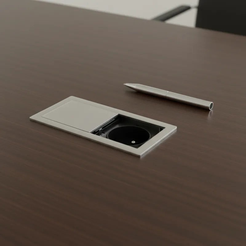 Električna utičnica VersaHit Mono 1 x 230V FRENCH / Neorđajući čelik