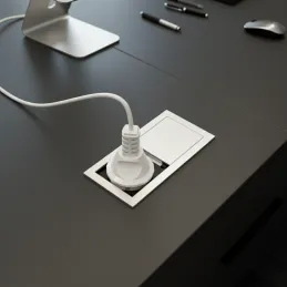 Električna utičnica VersaHit Mono 1 x 230V FRENCH / Bijela