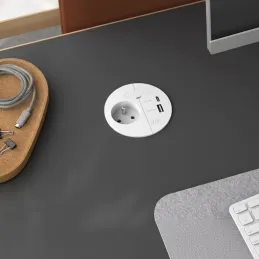 Električna utičnica LOOP IN Charge FRENCH / Bijela