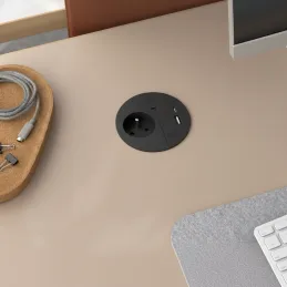 Električna utičnica LOOP IN Charge FRENCH / Crna