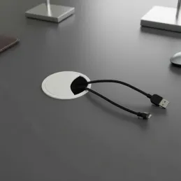 Prelaz za kabele LOOP 80 / Bijela