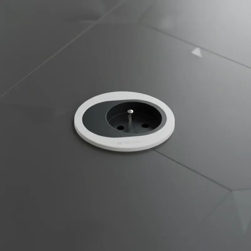 Električna utičnica ATOM FRENCH 1 x 230 V / Mat bijela