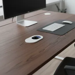 Električna utičnica ORBIT 1x 230V + 2x USB A-C / Bijela mat