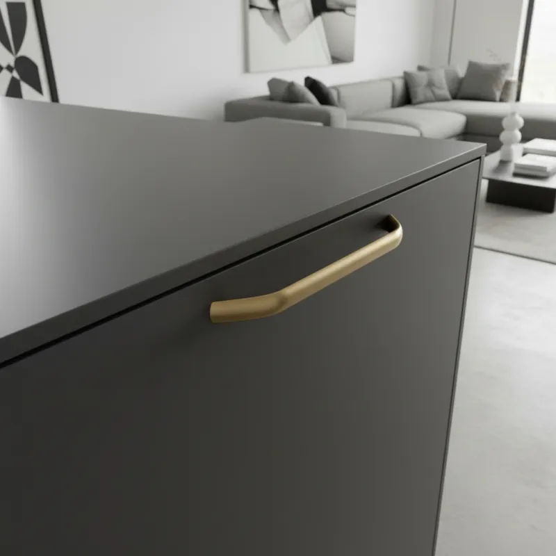 Ručka DIVA / Brušeno zlato