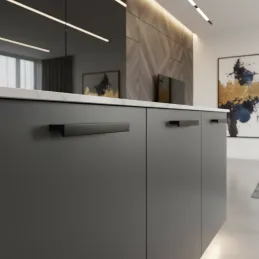 Ručka SAXO / Crna mat