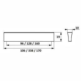 Ručka SPERANZA / Nehrđajući čelik