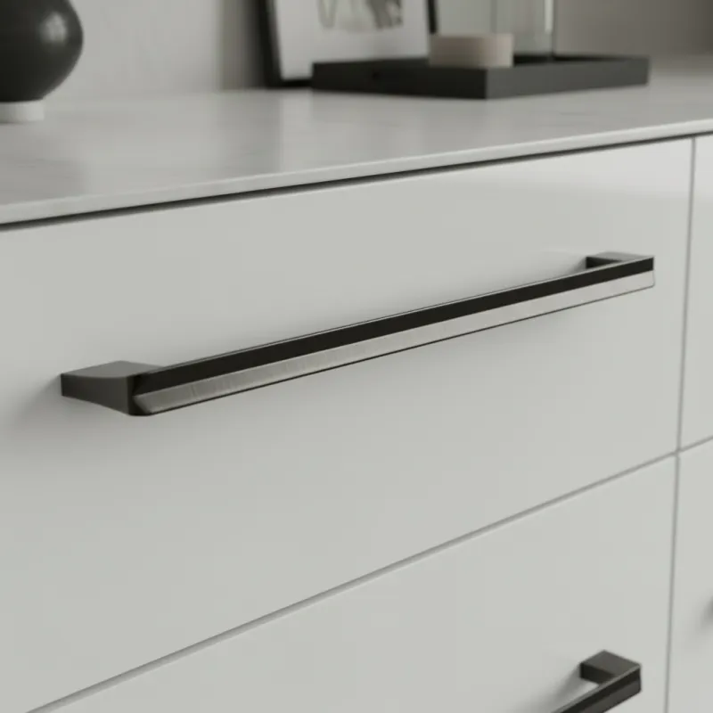 Ručka VELOS / Brušeni crni nikal