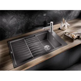 Kameninški sudoper Blanco ELON XL 8 S s rešetkom / Antracit