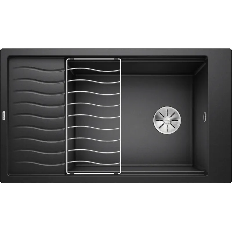 Kameninški sudoper Blanco ELON XL 8 S s rešetkom / Antracit
