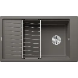 Kameninjski sudoper Blanco ELON XL 8 S s rešetkom / Siva vulkan