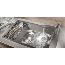 Kuhinjski sudoper od keramike Blanco ELON XL 8 S s rešetkom / Tartufo