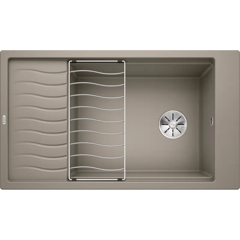 Kuhinjski sudoper od keramike Blanco ELON XL 8 S s rešetkom / Tartufo