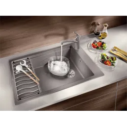 Kameninový sudoper Blanco ELON XL 8 S s rešetkom / Kava