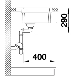 Nerezni sudoper Blanco ETAGON 500-IF/A / s pomičnim letvicama