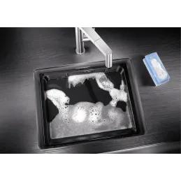 Kuhinjski sudoper od kamene mase Blanco ETAGON 500 U / s pomičnim vodilicama