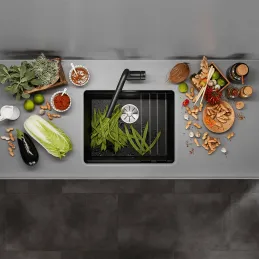 Kameninijski sudoper Blanco ETAGON 500 U / s pomičnim tračnicama