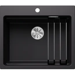 Kameninški sudoper Blanco ETAGON 6 / Crna