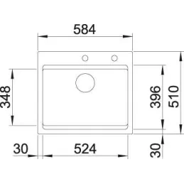 Kamen sudoper Blanco ETAGON 6 / Antracit