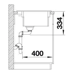 Kamen sudoper Blanco ETAGON 6 / Antracit