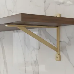 Držač police ZAIRA / Zlatna mat