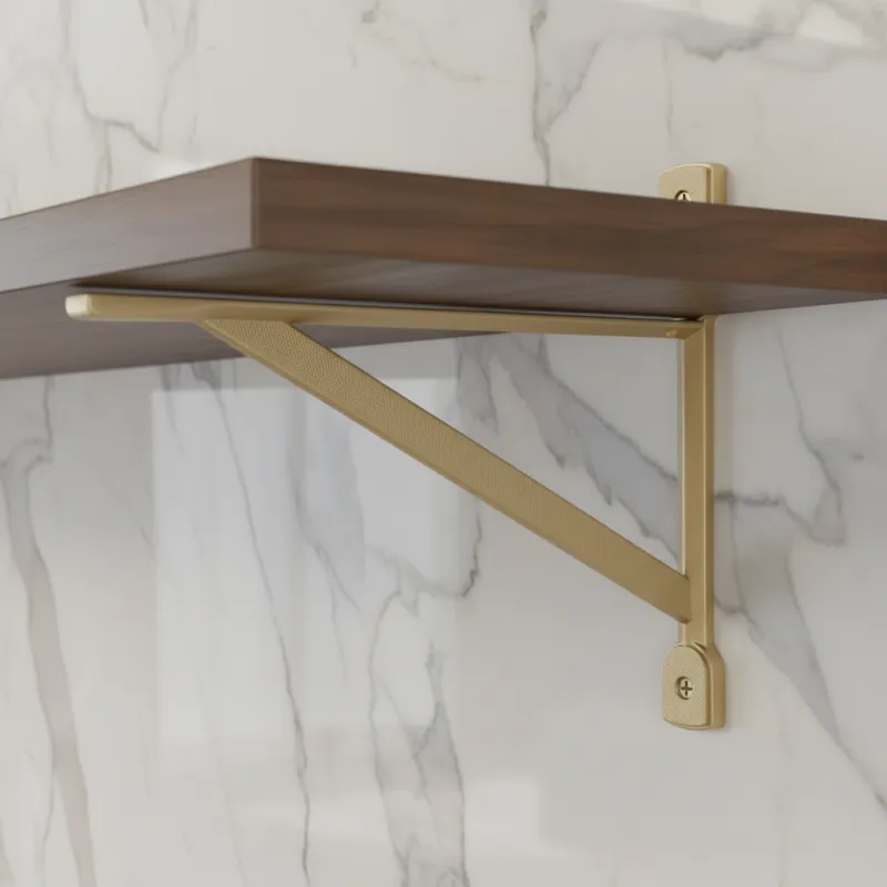 Držač police ZAIRA / Zlatna mat