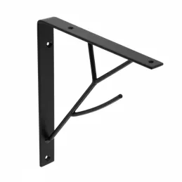 Nosač police FOREST / Crna