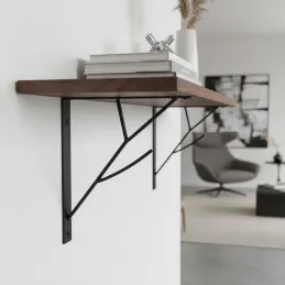 Nosač police FOREST / Crna