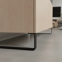 Namještajna noga THOMAS / Crna mat