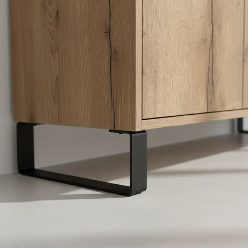 Namještajna noga THOMAS / Crna mat