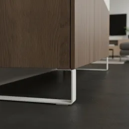 Namještajna noga THOMAS / Bijela mat