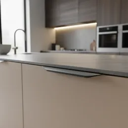 Ručka za rub vrata ALICANTE / Crna mat