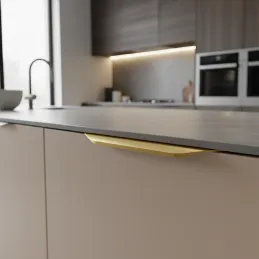 Ručka za rub vrata ALICANTE / Brušeno zlatna