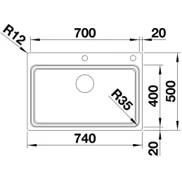 Nerđajući sudoper Blanco ETAGON 500-IF/A