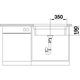 Nerezni sudoper Blanco ETAGON 700-U / s pomičnim vodilicama