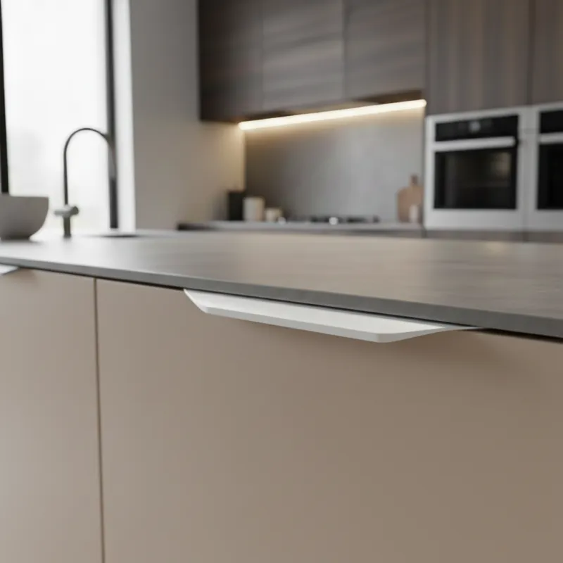 Ručka za rub vrata ALICANTE / Bijela sjajna