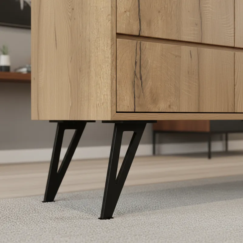 Namještajna nožica JAPAN / Crna mat