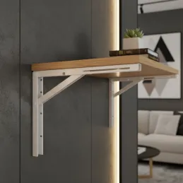 Sklopiva metalna konzola / Bijela