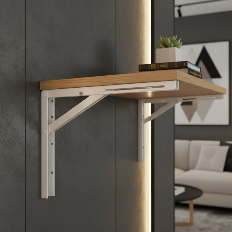 Sklopiva metalna konzola / Bijela