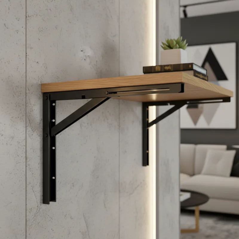 Sklopiva konzola od metala / Crna