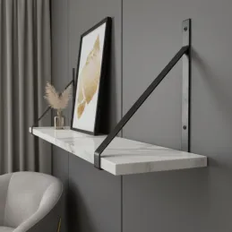 Nosač police MESTRE / Crna