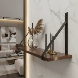 Nosač police MESTRE / Crna