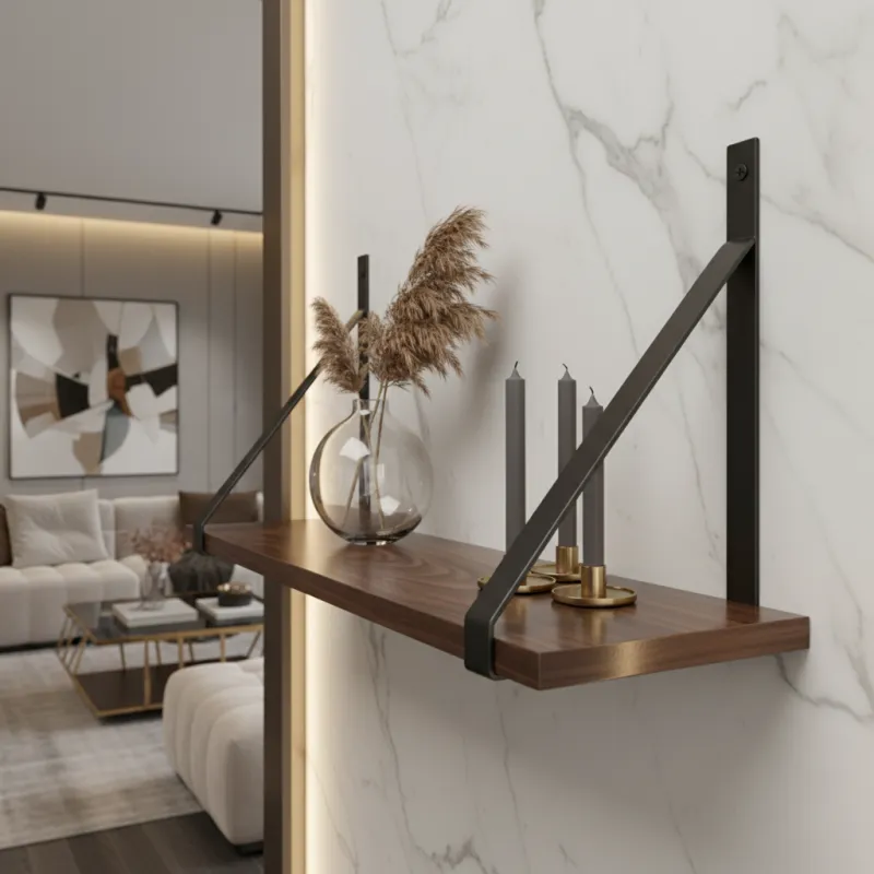 Nosač police MESTRE / Crna