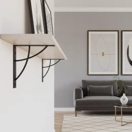 Nosač police LEONA / Crna