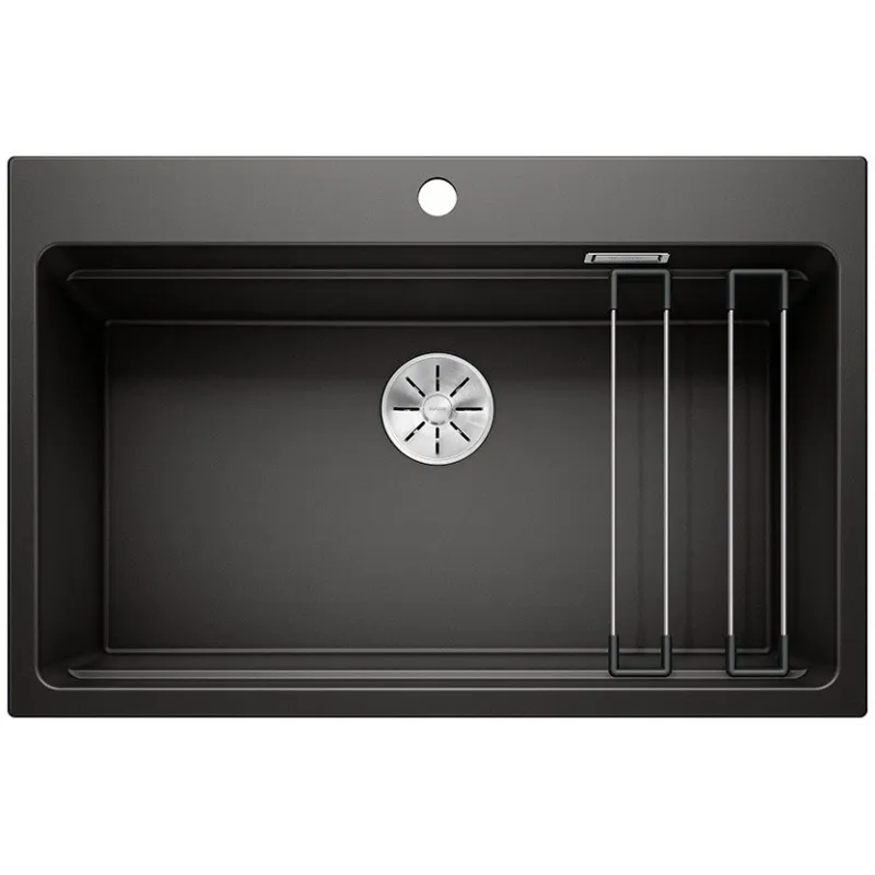 Kameninjski sudoper Blanco ETAGON 8 / Crna