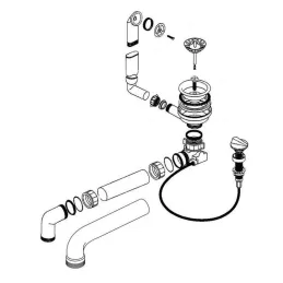 Ekscentrično upravljanje za sudopere SONA 45S i SONA XL 6S