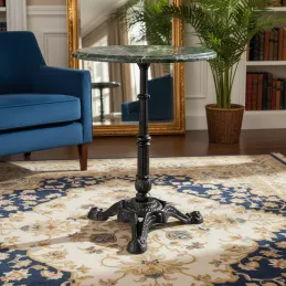 Stolni podnožje BAROKKO 90 / Crna mat