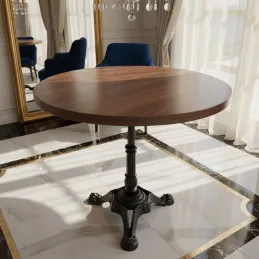 Stolni podnožje BAROKKO 90 / Crna mat